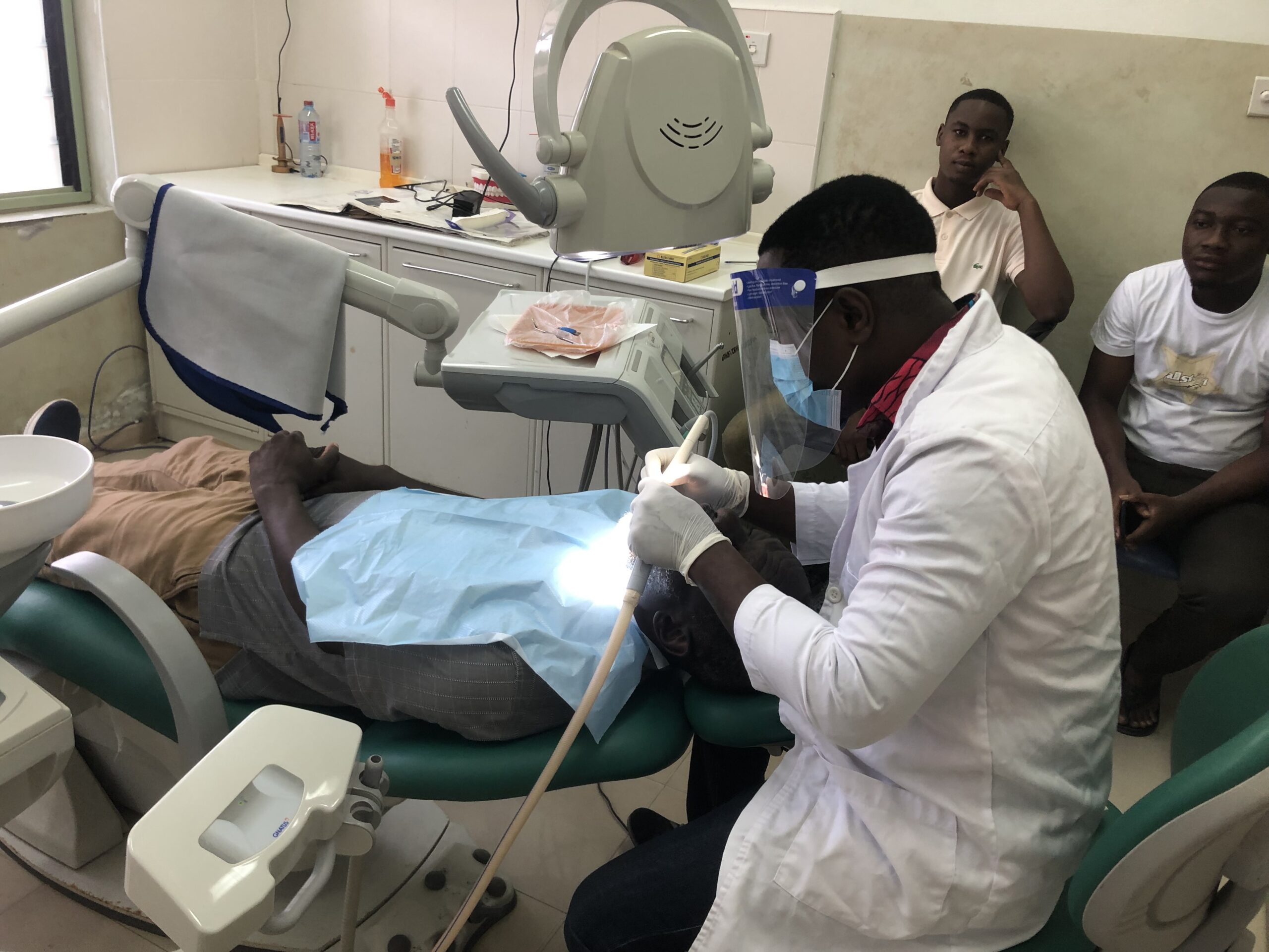 Dental care session for clients